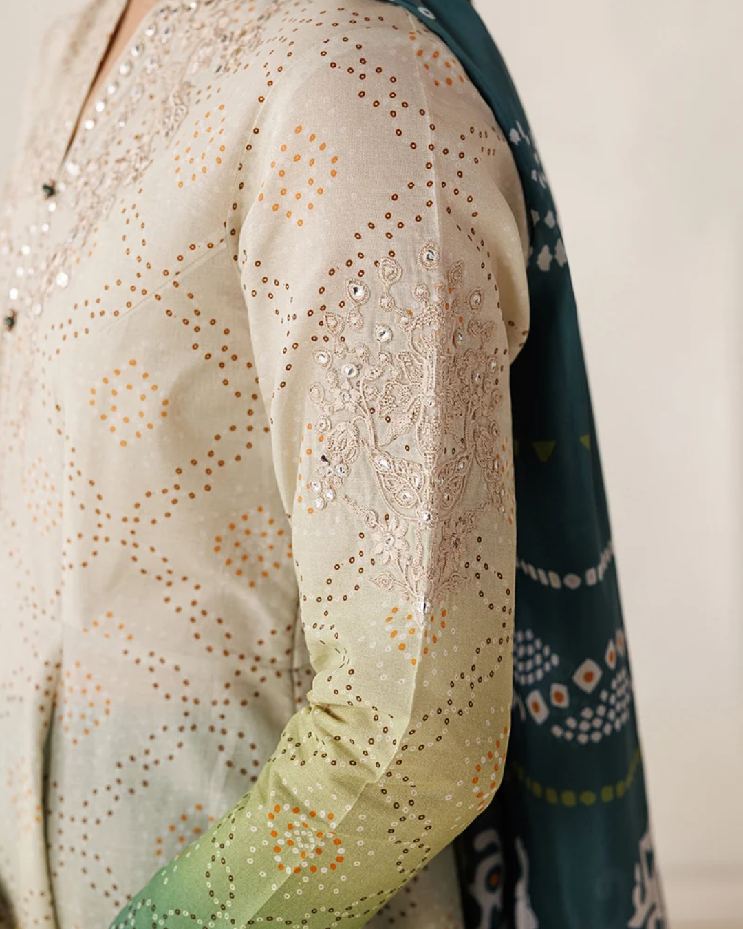 Embroidered lawn pr 1345