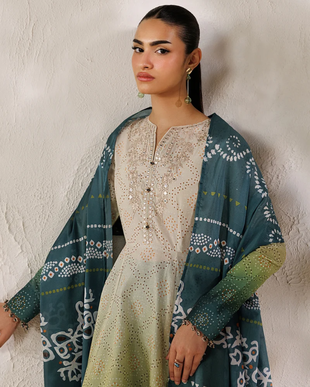 Embroidered lawn pr 1345