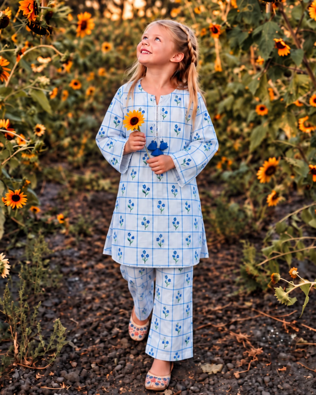 Parchhai kids printed cotton akp 13d
