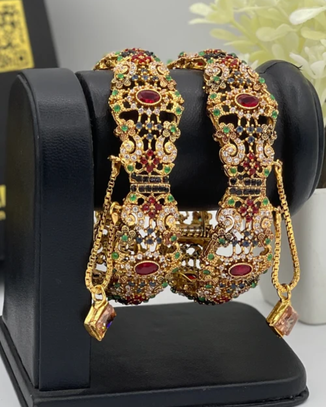 Resham openable bangle multi