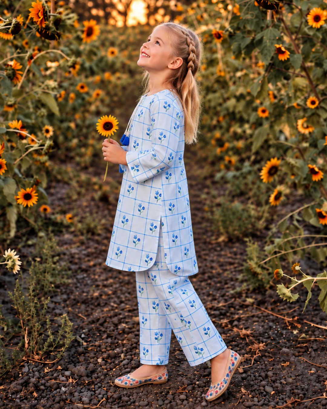 Parchhai kids printed cotton akp 13d