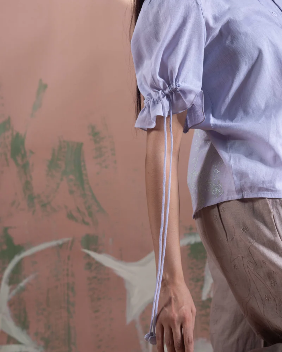 Embroidered artisan top
