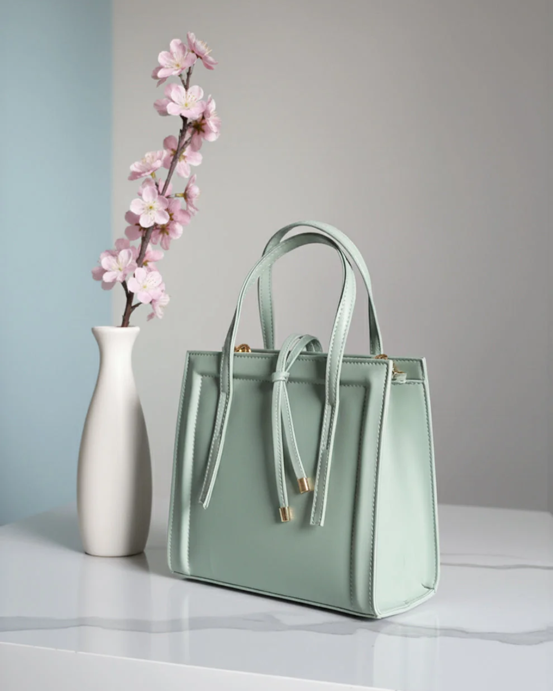 FINEUR SHOULDER BAG MINI CITY CYAN