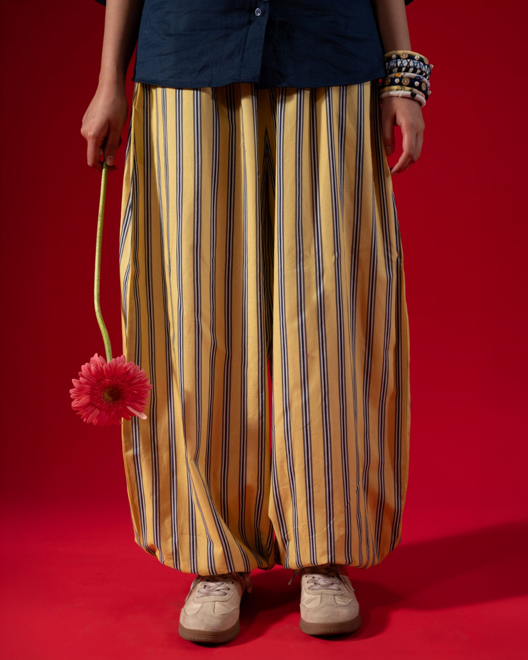 Sunny stripe ballon pant