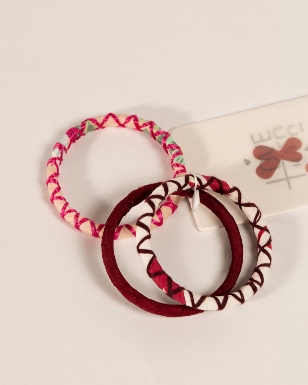Candy thread bangles
