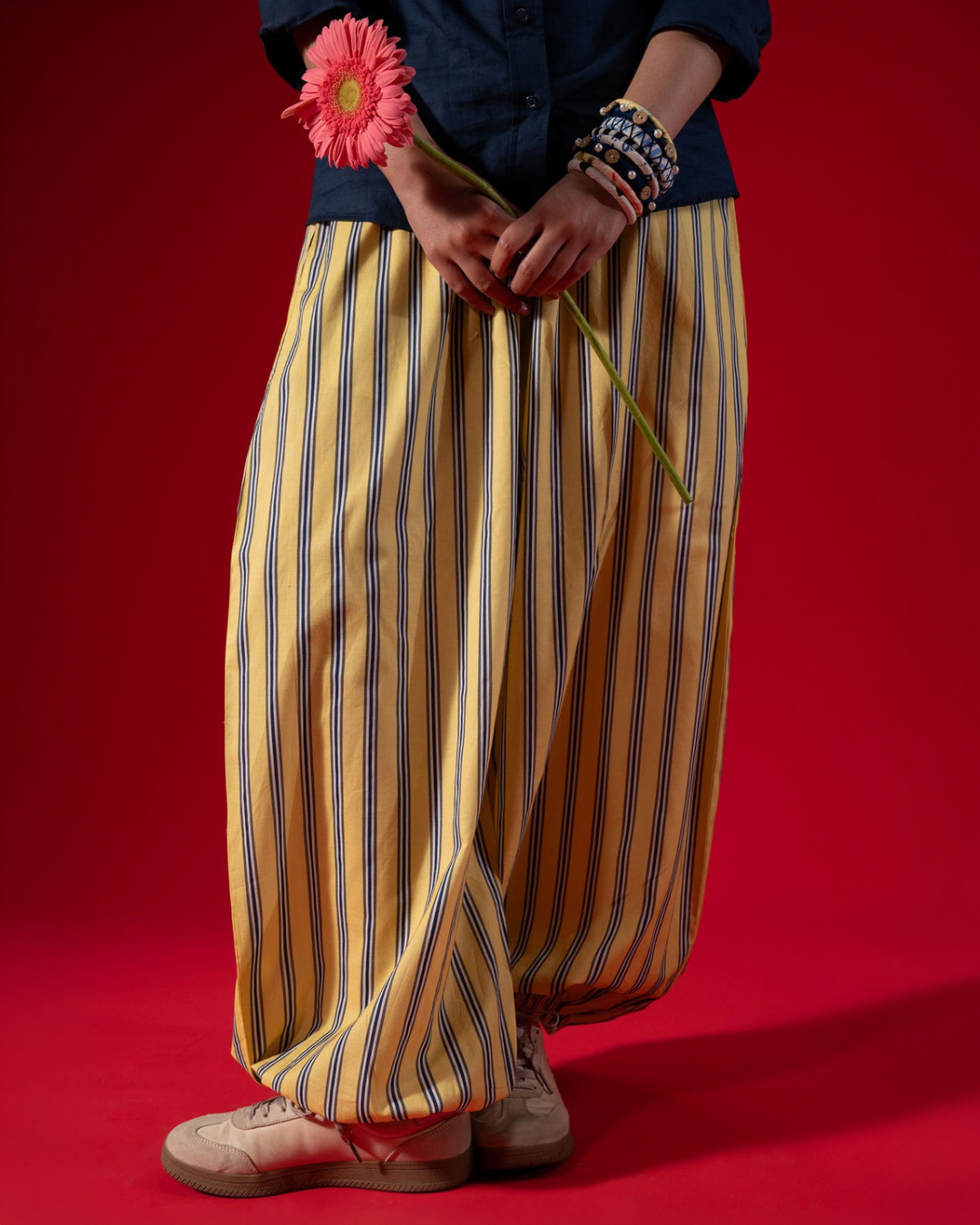SUNNY STRIPE BALLON PANT