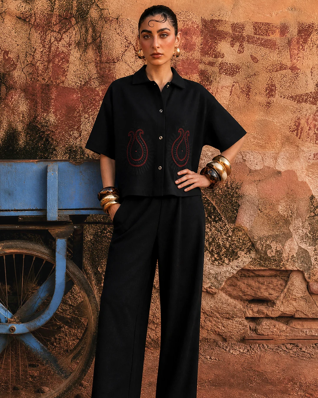 Co ord set shirt   1033