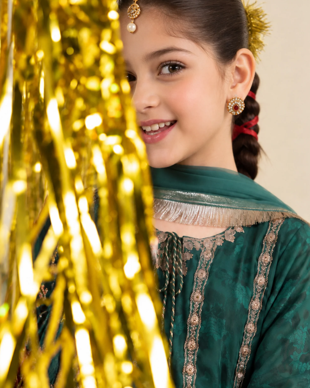 MEHFIL EMB ORGANZA KIDS NUR-03
